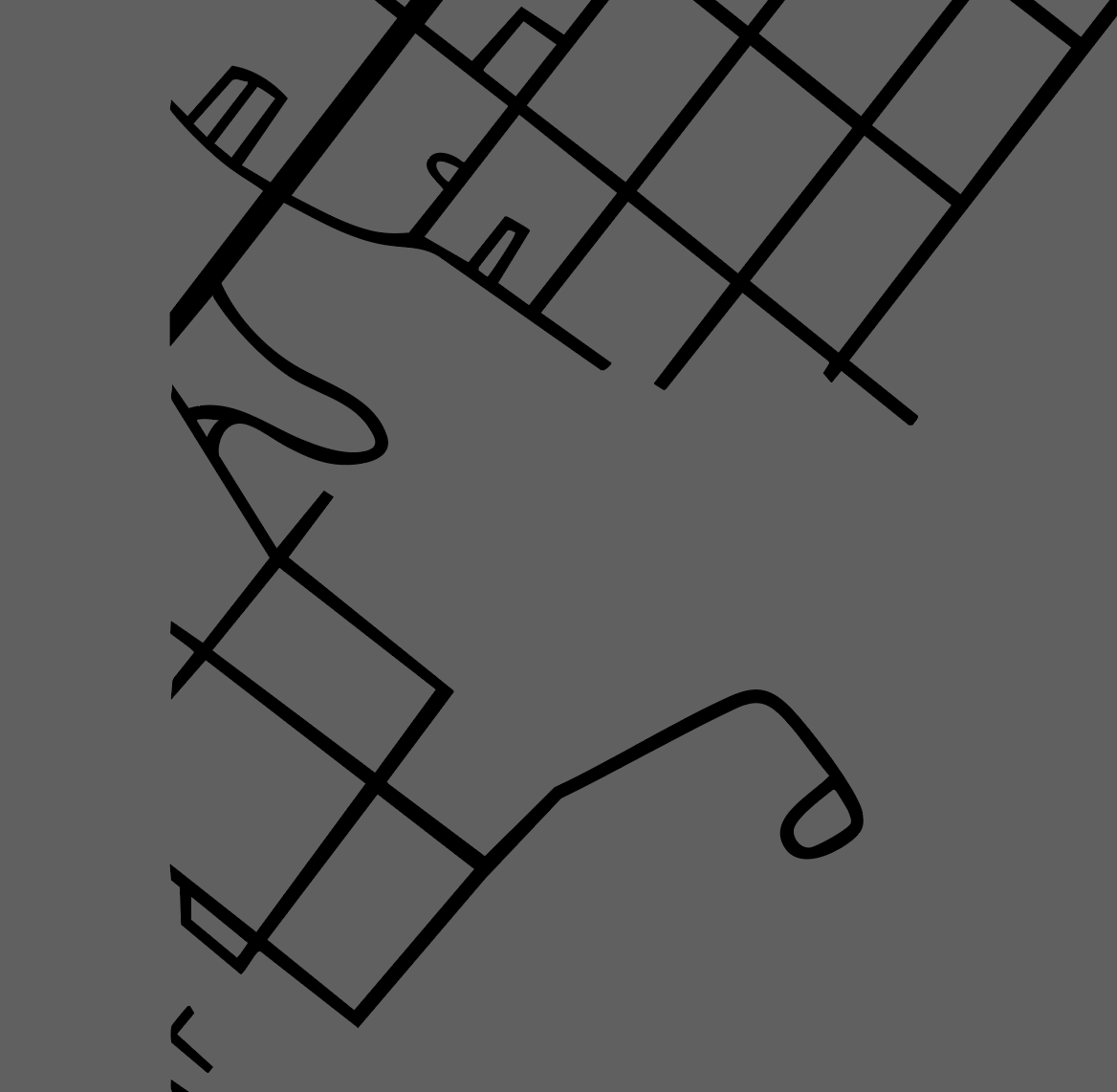 Refined the road lines again to fit the new layout.