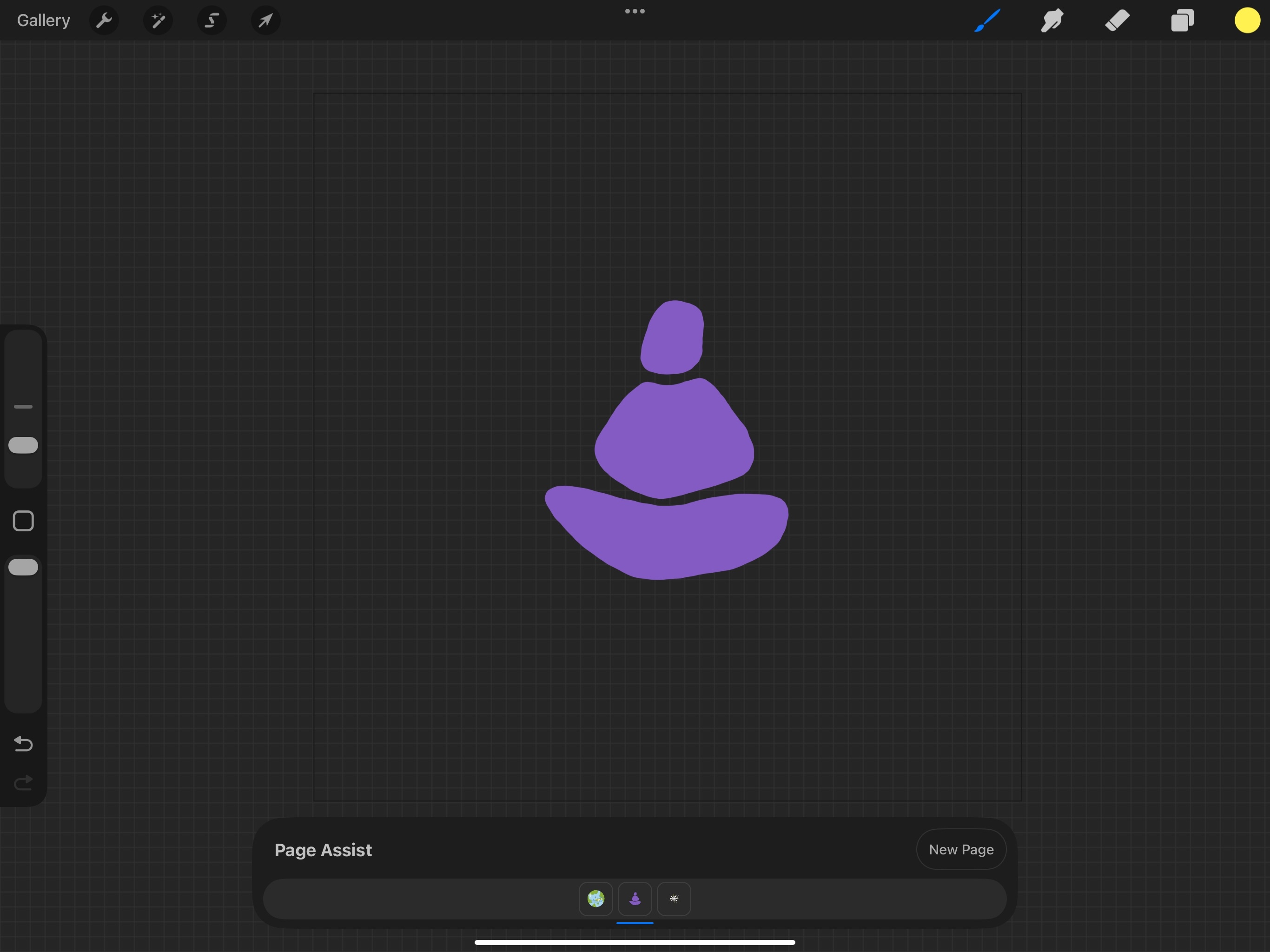 This is the illustration of my second image. I wanted it to be simple to portray the feeling of meditation and calmness.