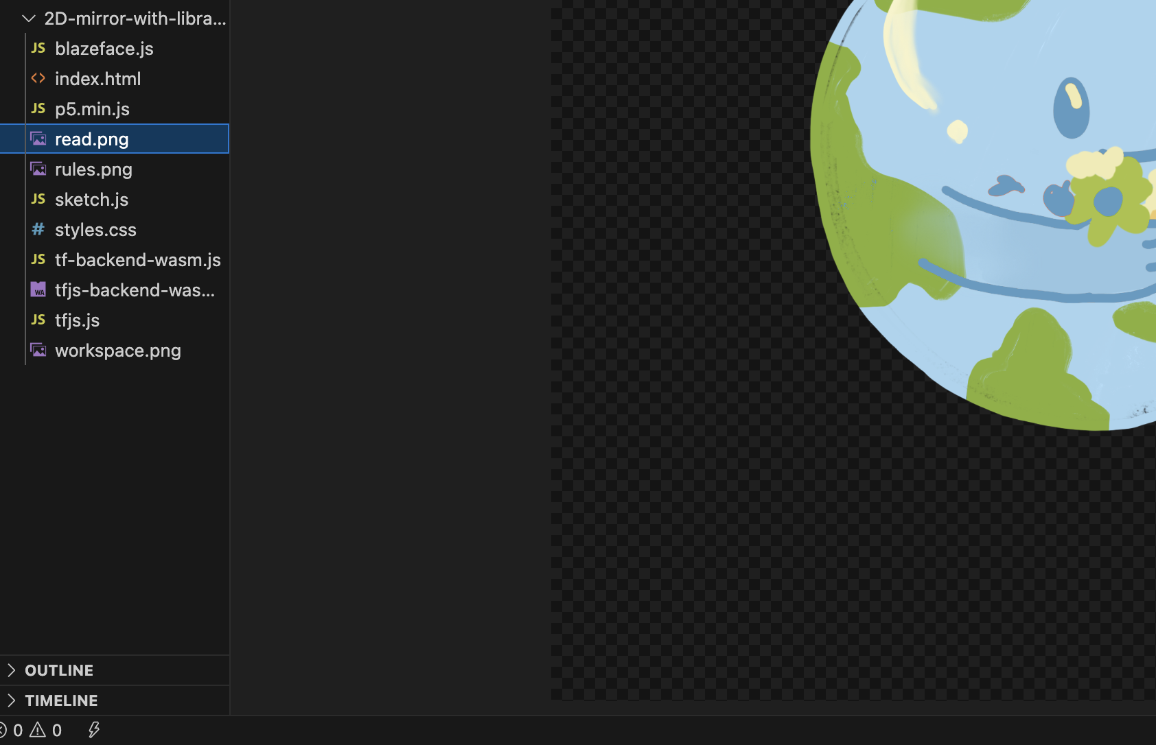 This is where I replaced all the original photos with my illustrations.
