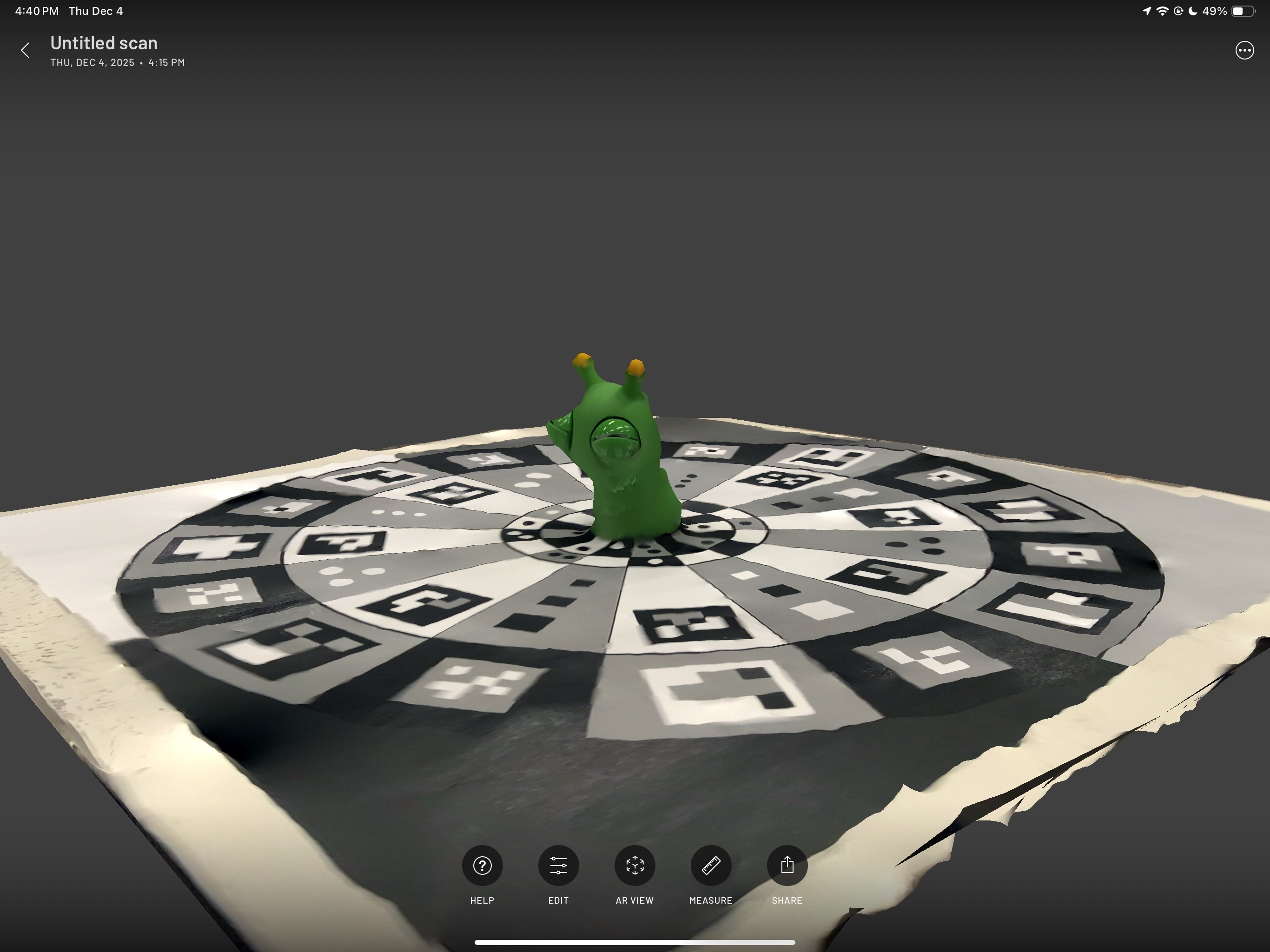 This is the other side of my failed slug toy.