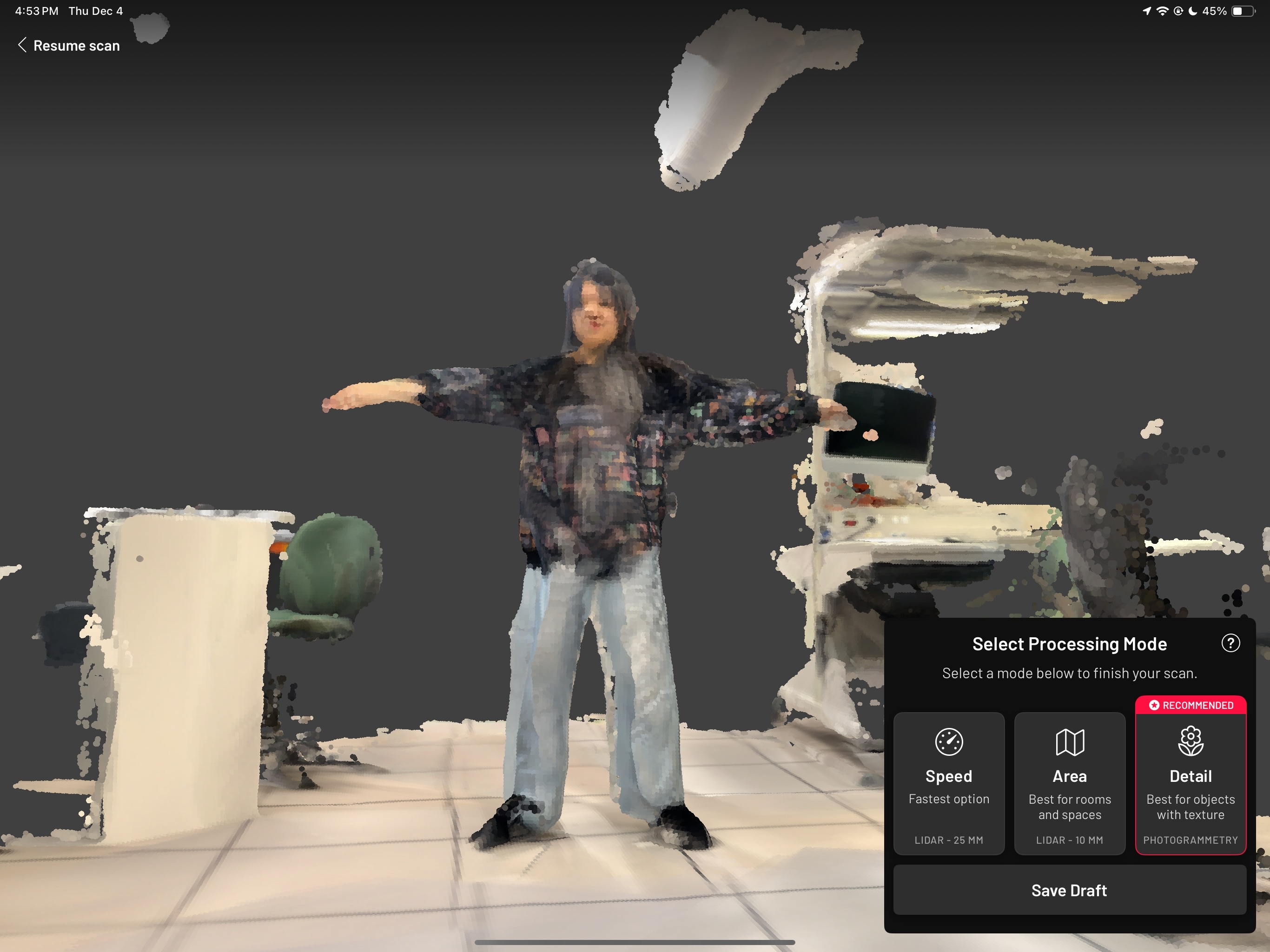 This is a scan of myself before it was detailed.